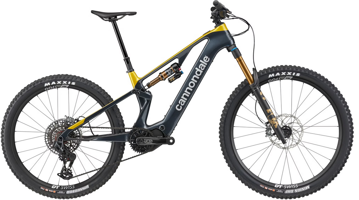 VTT Électrique Tout-Suspendu Cannondale Moterra SL 1 12V 600Wh Shimano 85Nm MX (29/27.5'') Bleu/Jaune
