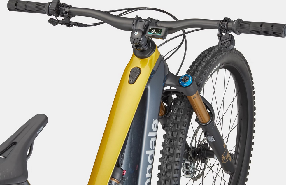 VTT Électrique Tout-Suspendu Cannondale Moterra SL 1 12V 600Wh Shimano 85Nm MX (29/27.5'') Bleu/Jaune