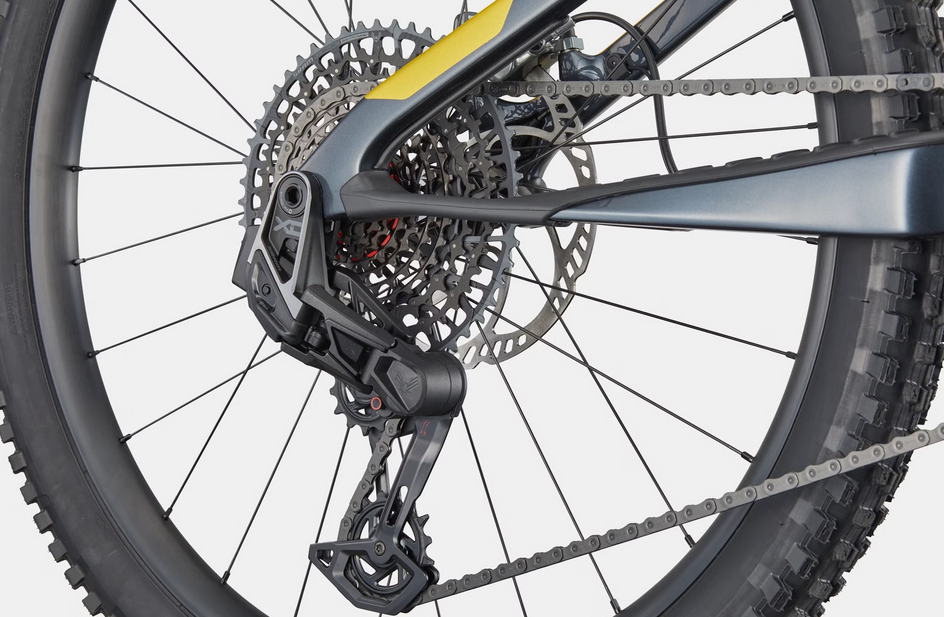 VTT Électrique Tout-Suspendu Cannondale Moterra SL 1 12V 600Wh Shimano 85Nm MX (29/27.5'') Bleu/Jaune